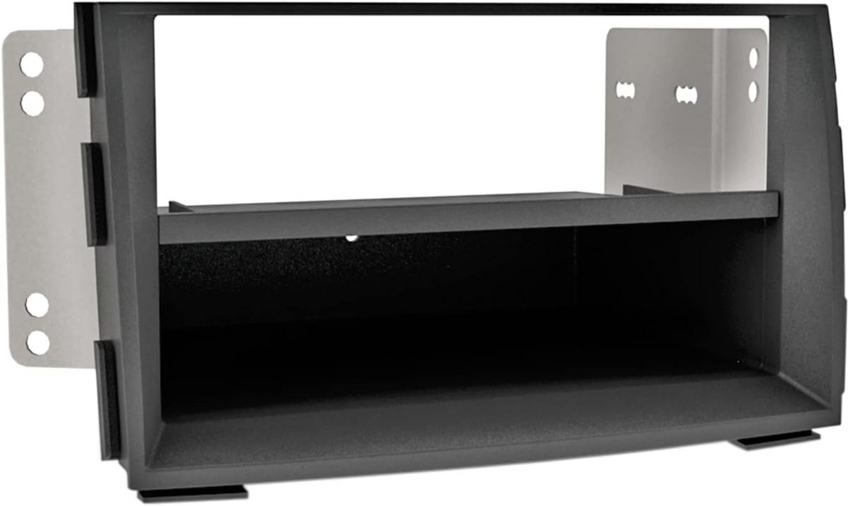 Radio Paneel - Inbouwframe Dashboard - Auto Radio Installatie - Compleet Met Vak - 2-DIN - Zwart