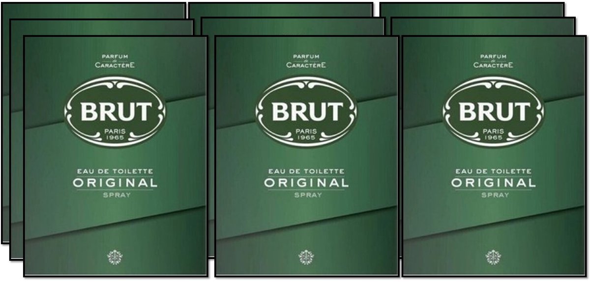 Brut Original - Eau de Toilette Spray - 12 x 100 ml Voordeelverpakking