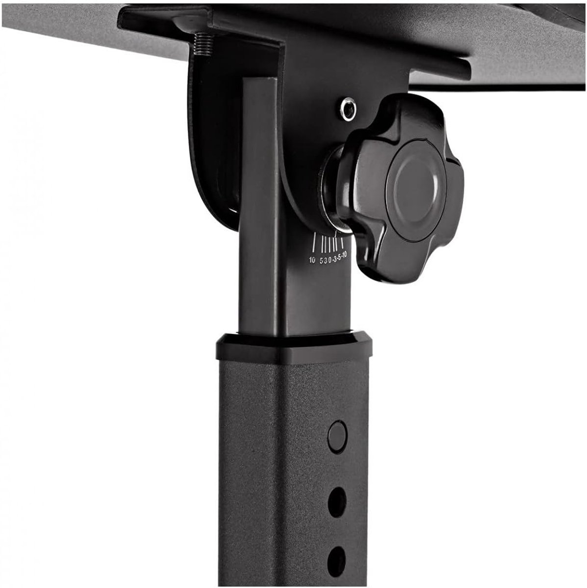 Luidspreker Stands - Monitor Verhogers - Bureau Setup - Hoogte Verstelbaar - Klem tot 50mm - Zwart