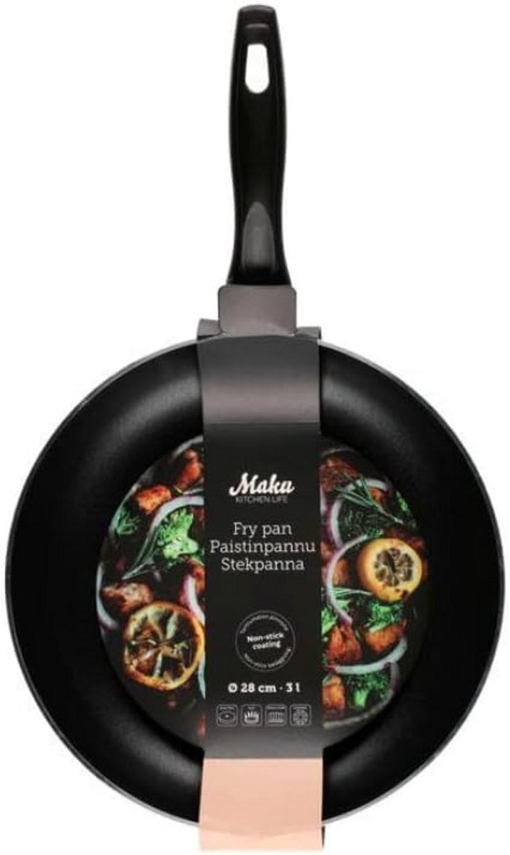 Koekenpan - Koekenpan - Dagelijks Koken - Teflon Coating - 28 cm