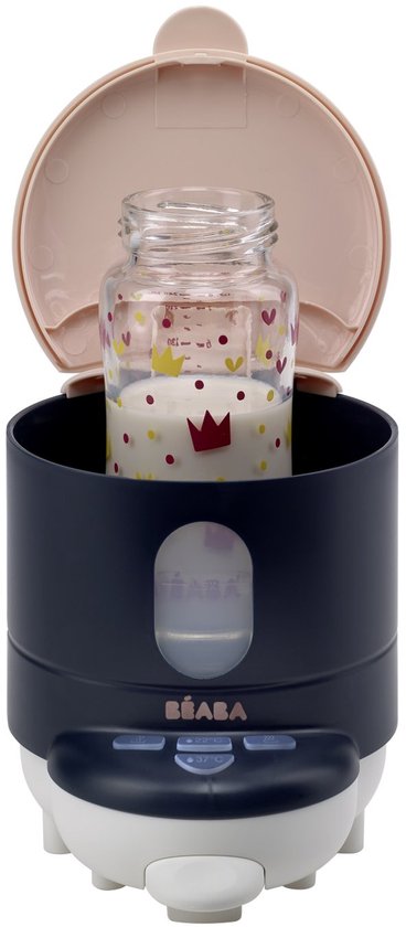 BÉABA, Flessenwarmer/sterilisator, babymelkverwarmer, multifunctioneel: 5 modi, waterbad, kleine potten, ontdooien, snelle modus, sterilisatie, multi- milk, klei