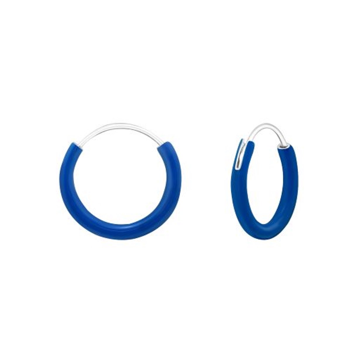 Oorringen-blauw