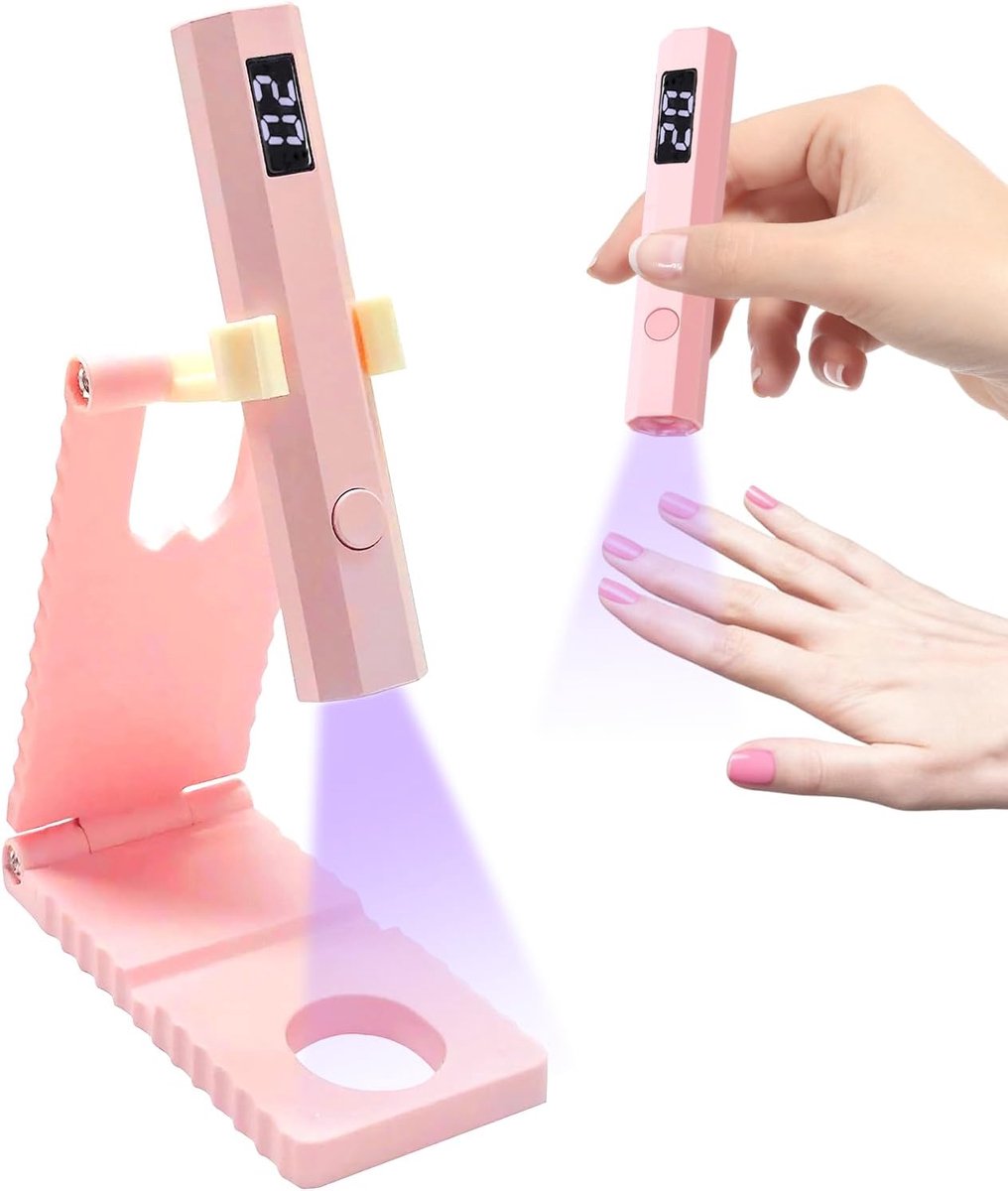 Draagbare Mini LED Nagellamp voor Gellak - Compacte UV/LED Lamp voor Thuisgebruik