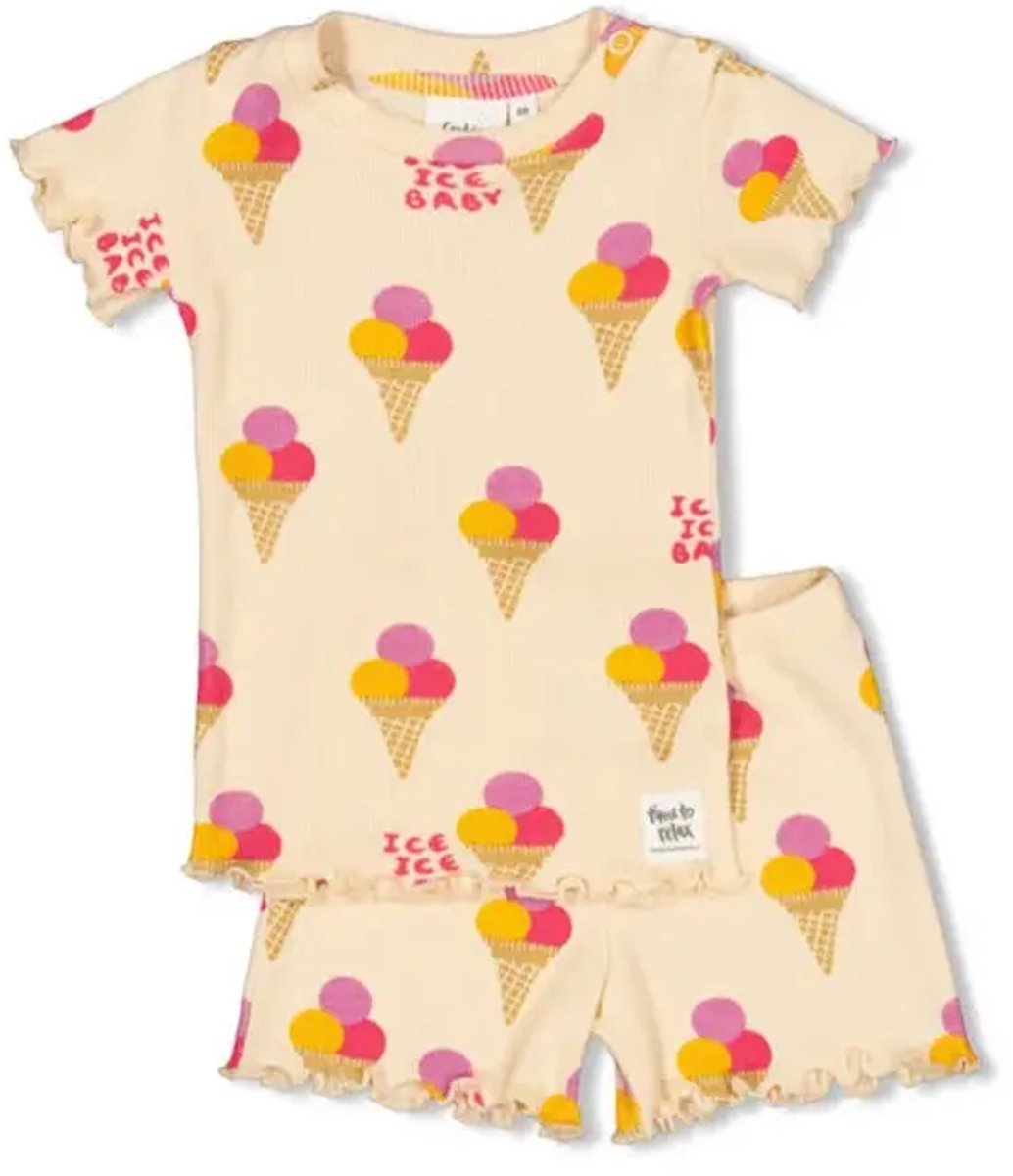 Feetje Shortama Isa Icecream - Maat 68