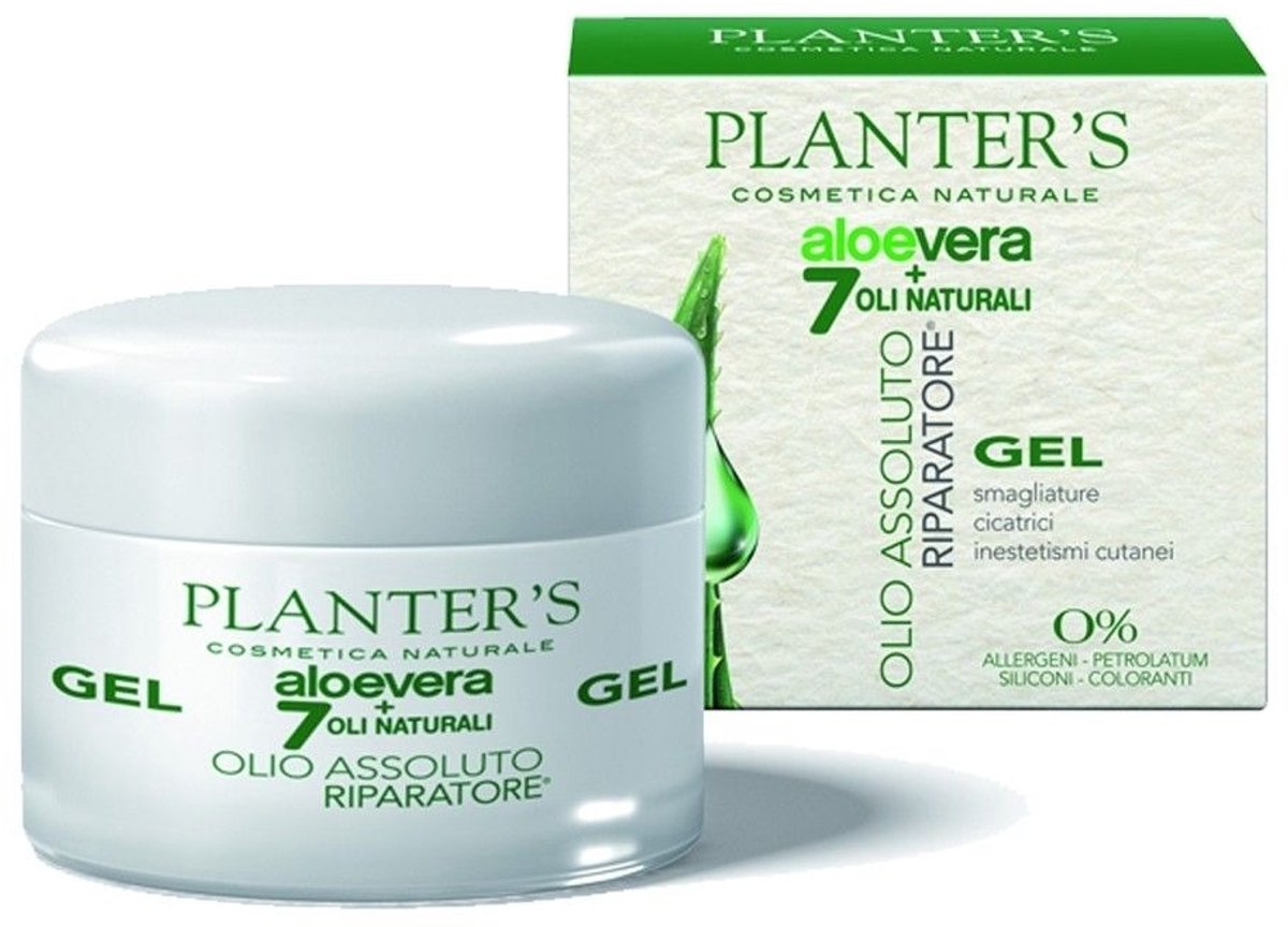 Planter's Aloe Vera Absolute Oil Huidverzorgingsgel - Pot 100 ml - 100% Natuurlijk - Striae en Littekens