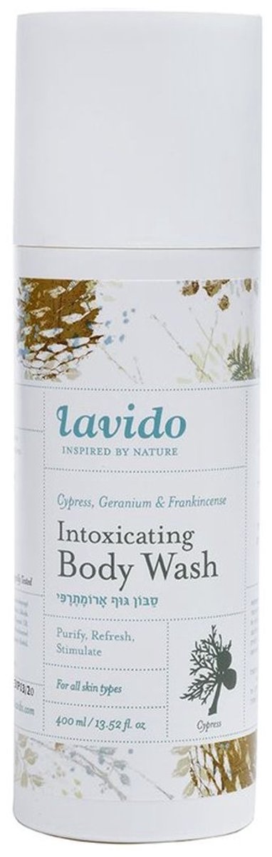 Lavido - Intoxicating Body Wash Cypress, Geranium & Frankincense - 400 ml
