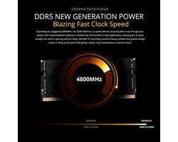 Module de mémoire pour ordinateur portable 32 Go DDR5 4800 MHz (SODIMM) - Mise à niveau RAM rapide
