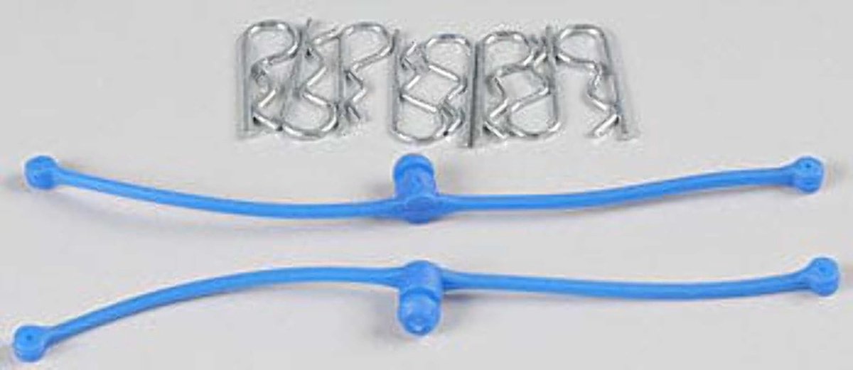 Carrosserie Clips Houder Blauw - Set van 2 Universele Bevestigingsclips