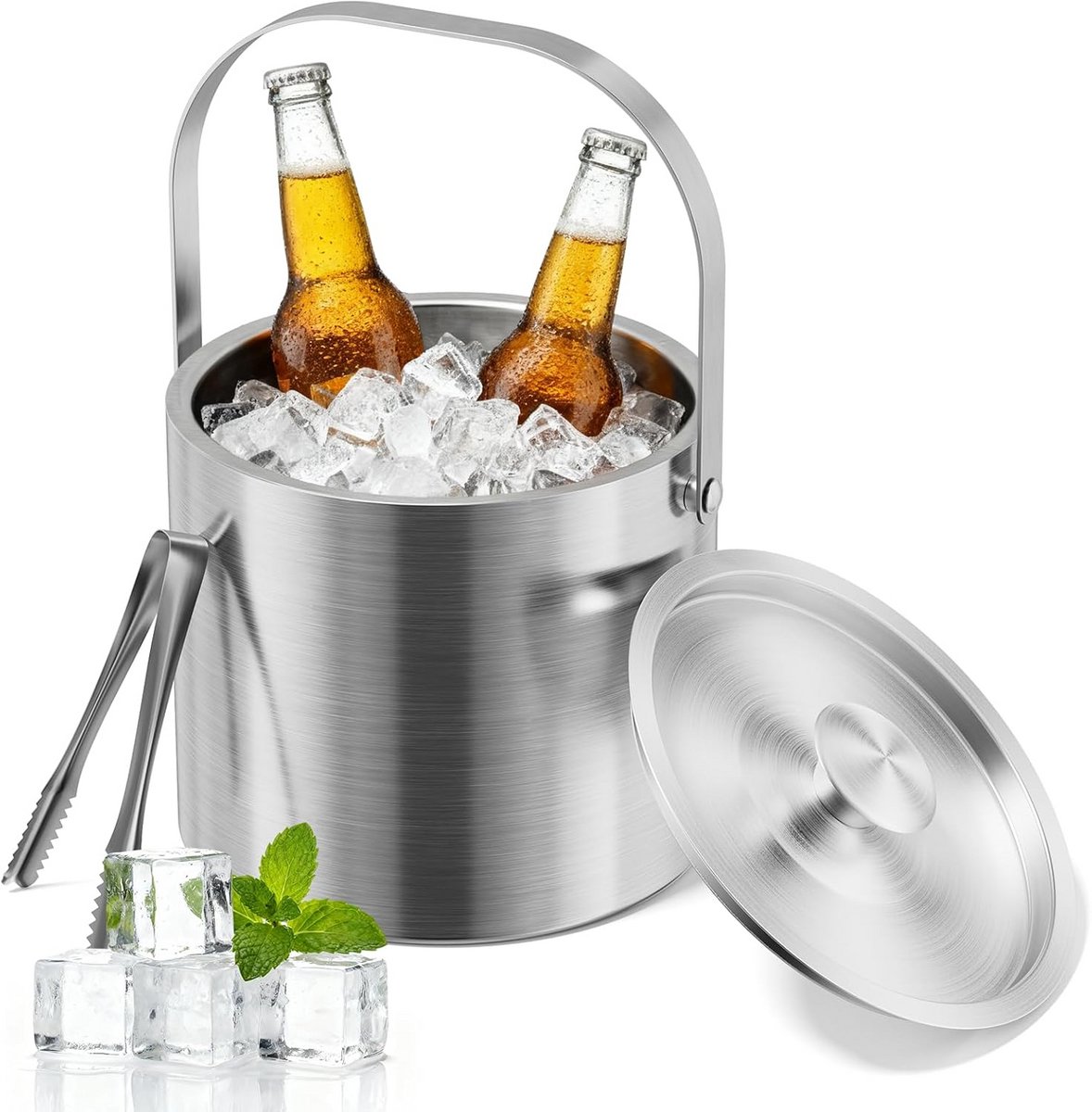 Grote IJsblokjeshouder 4 Liter - Ideaal voor Feestjes en Drankjes