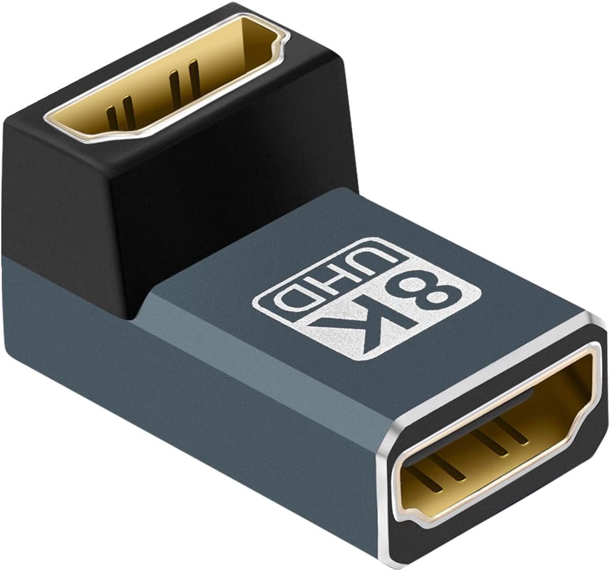 HDMI 2.1 Adapter 8K 60Hz 4K 120Hz Hoekstuk Vrouw naar Vrouw Verloopstuk