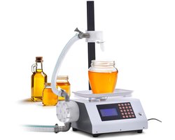 Automatische Vloeistof Vulmachine 50-5000g Digitale Flessenvuller met 120W Tandwielpomp - Professionele Liquid Filling Machine voor Parfum, Drank, Olie, Honing en Sauzen - Nauwkeurige Doseermachine met Verstelbare Standaard en Anti-Druppel Nozzle