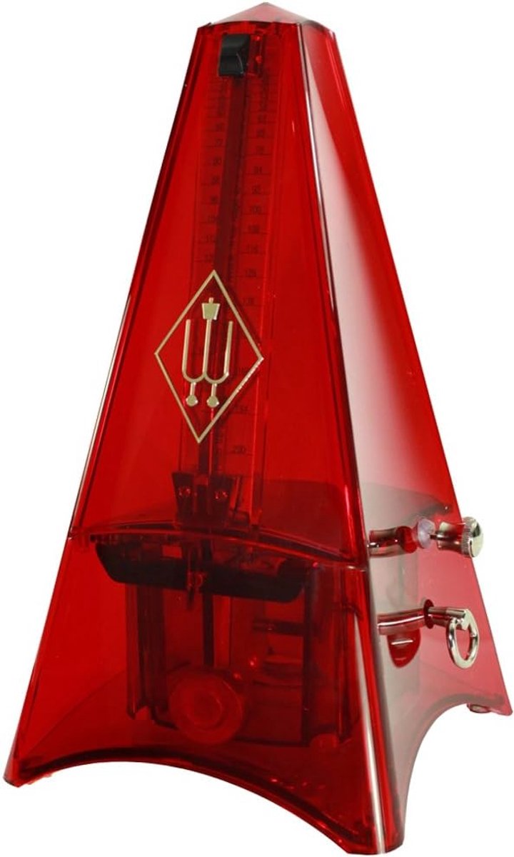 Mechanische Metronoom Zonder Bel Rood