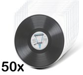Pinguïn Records – Pochettes intérieures LP – 50 pièces – Vinylcare – Pochettes de protection LP – Pochettes LP – Pochette intérieure antistatique (HDPE) – Transparent – 50 microns – Pochette intérieure adaptée au vinyle 12 pouces