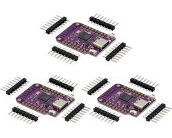 3x ESP32 S2 Mini WiFi Ontwikkelbord - Compact IoT Wireless Module met Type-C USB, MicroPython & Arduino Compatibel