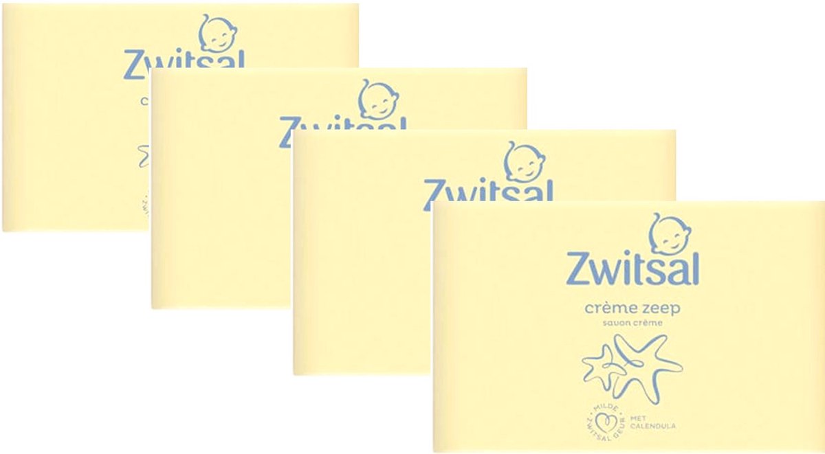 Zwitsal Creme Zeep 4x90GR