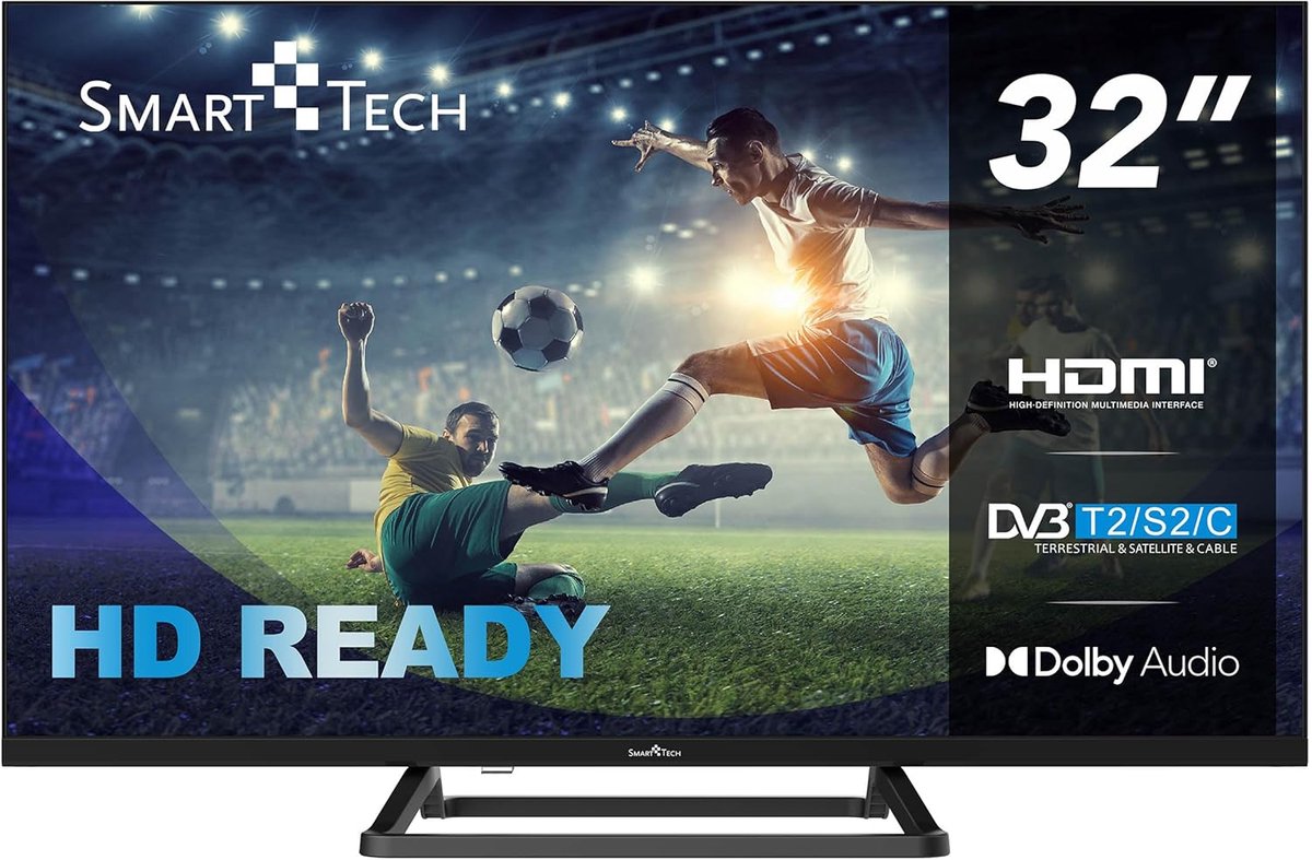 HD LED Televisie 32 inch met 3 HDMI en 2 USB - Geschikt voor Hotelgebruik