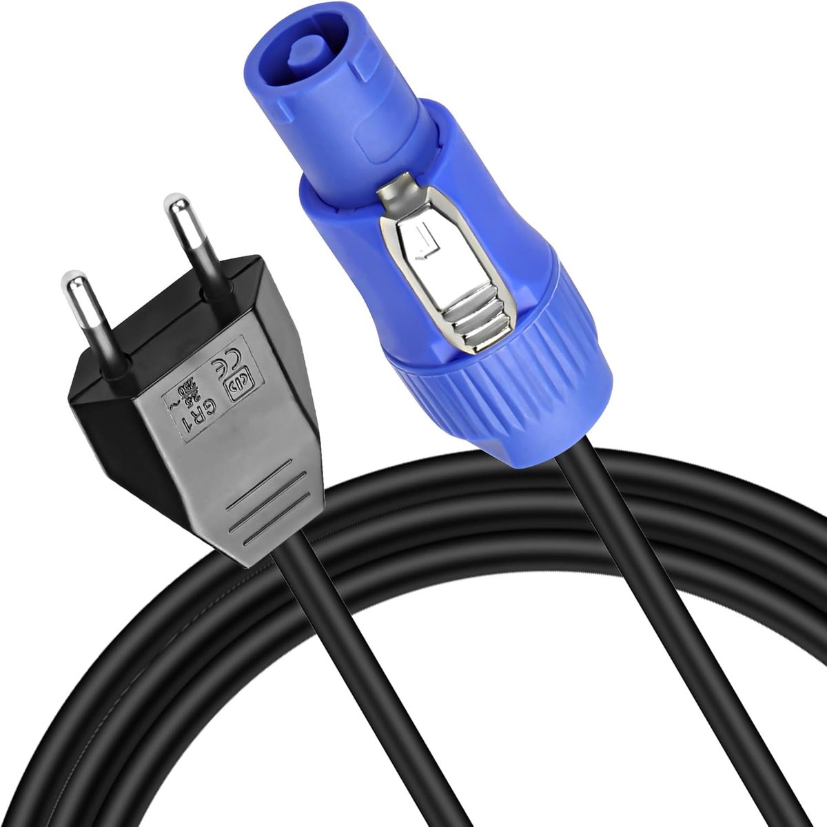 Netsnoer - Stroomkabel - Podiumverlichting - Quick Twist Lock - 1 meter