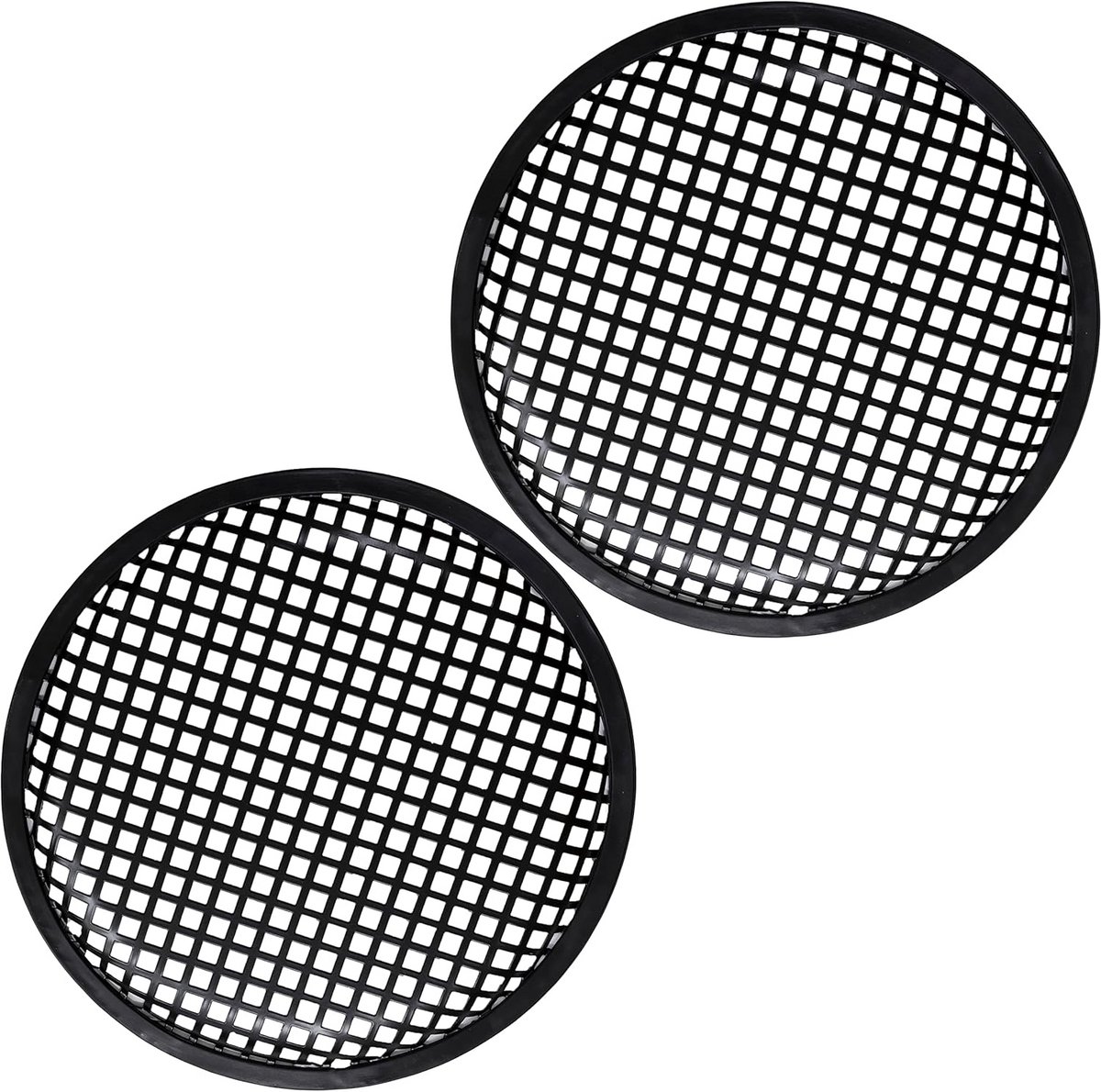 Luidspreker Beschermnet - Speaker Grill - Auto Audio Bescherming - Set van 2 stuks - Diameter 258mm - Zwart