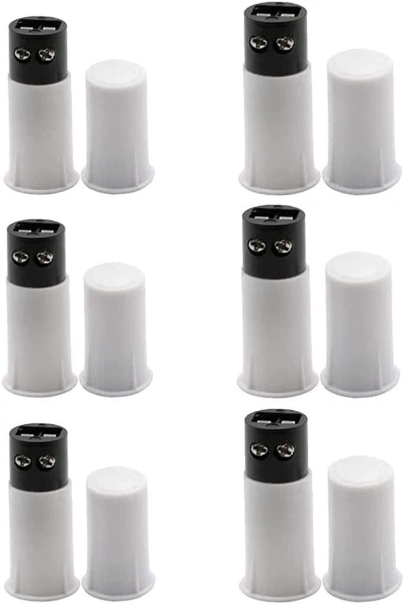 Deur Contact Sensor - Magnetische Reed Schakelaar - Alarmsysteem Beveiliging - Normaal Gesloten Contact - Inbouw Model - Wit