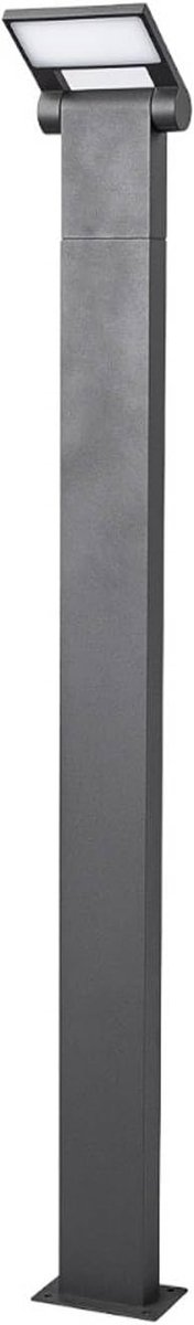 Moderne Zwarte LED Buitenlamp voor Tuinpad en Oprit van Aluminium