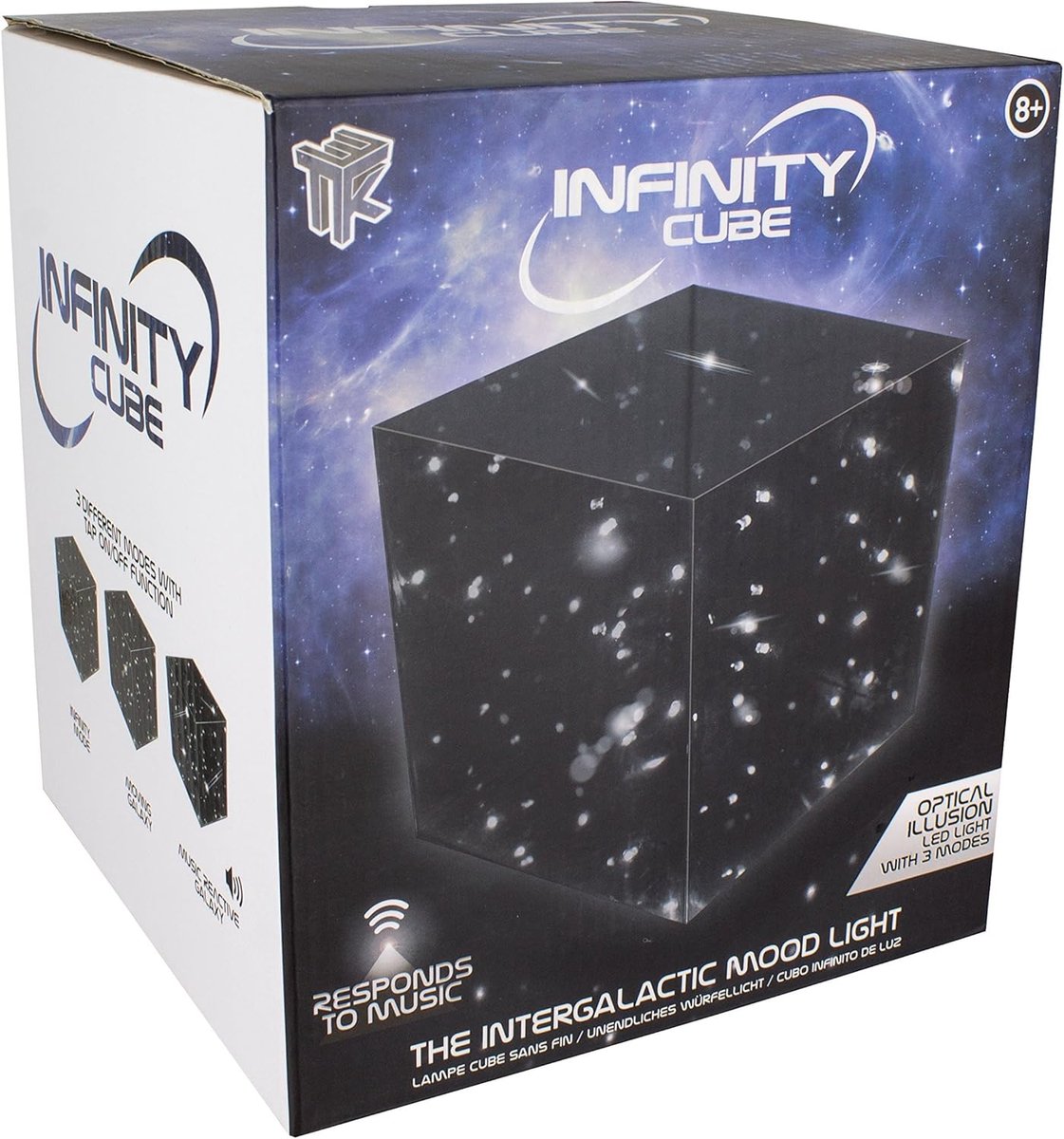 Geluid-reactieve LED Lichtkubus voor Sfeerverlichting en Galaxy Illusie