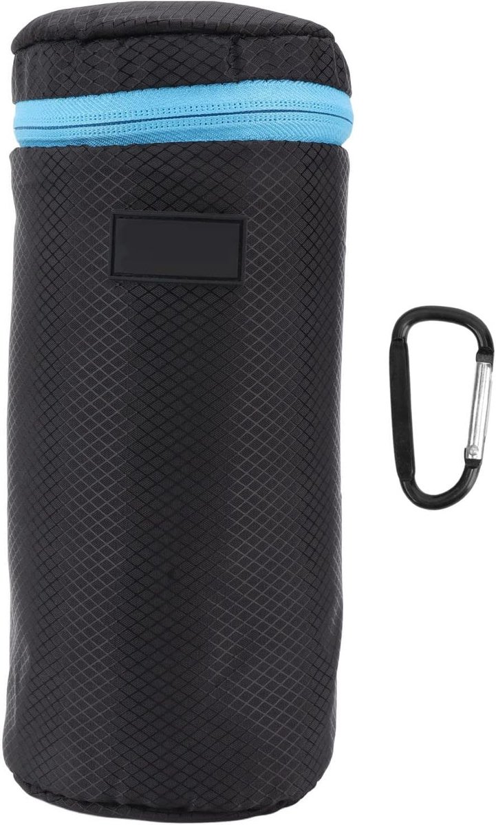 Lenstas Beschermhoes - Lens Koffer - Camera Bescherming - Waterdicht Neopreen - Maat XL - Zwart