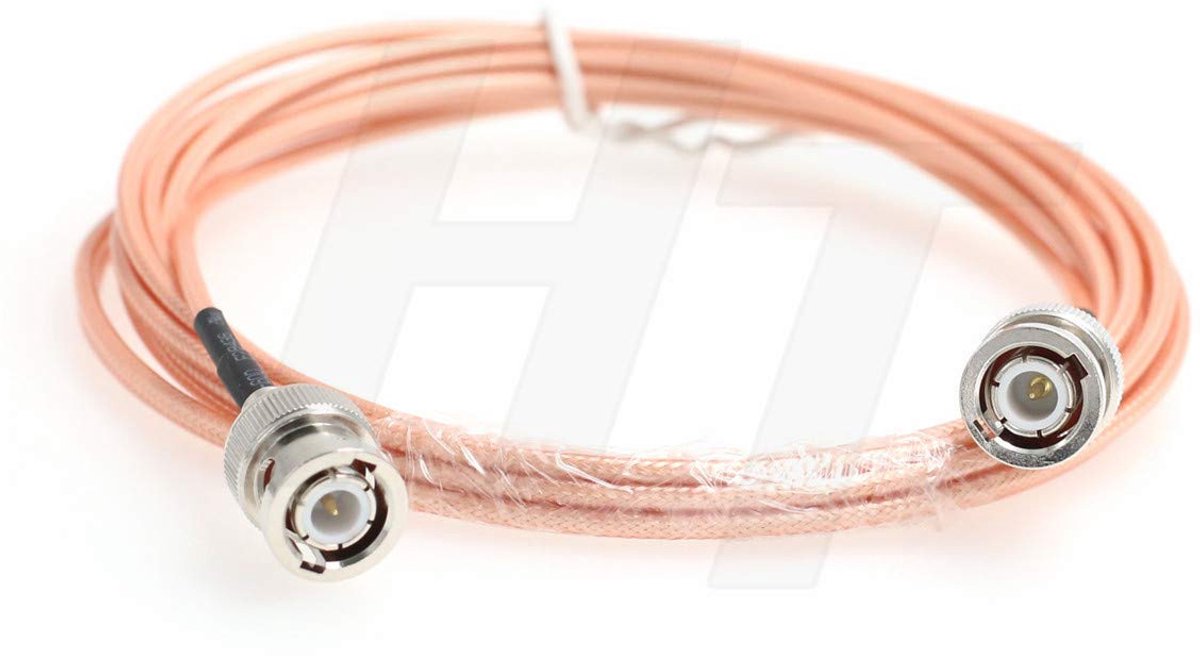 BNC HD SDI Video Coax Kabel Adapter Mannelijk naar Mannelijk Laag Verlies 50 Ohm