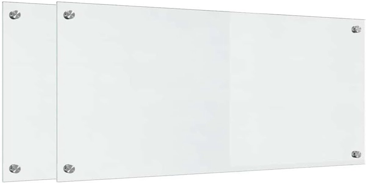 Transparante Achterwand Keuken van Gehard Glas 90x40 cm