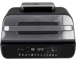 Elit GrillFry360 Max- Airfryer Grill 12-in-1- 1800W- XL capaciteit- 360 graden luchtcirculatie- Digitaal display- Grill,bak en frituur.