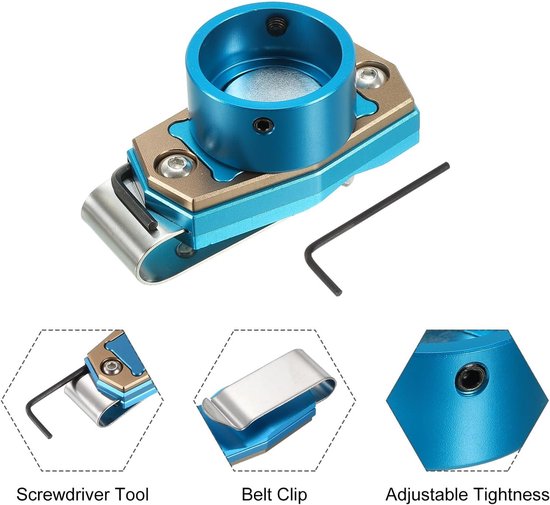 Magnetische Keu Chalk Houder met Clip voor Biljart en Snooker — afbeelding 3