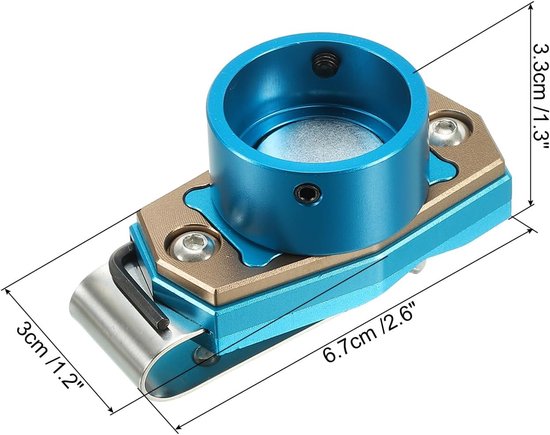 Magnetische Keu Chalk Houder met Clip voor Biljart en Snooker — afbeelding 5