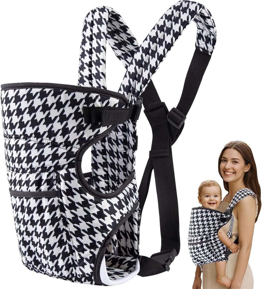 Ergonomische Babydrager met Heupzit voor Pasgeborenen en Peuters (4-36 maanden)