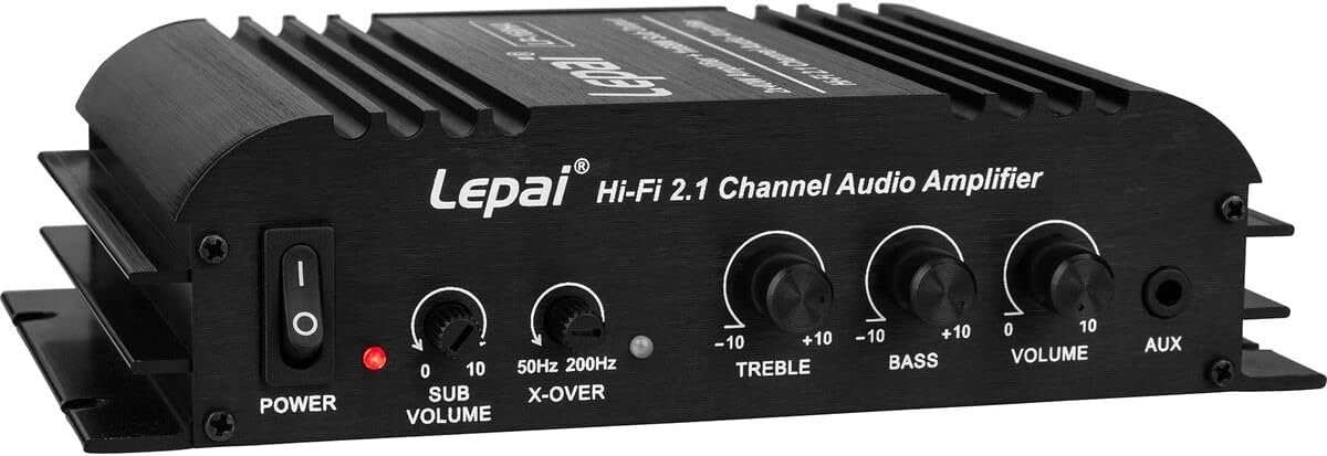 Mini Versterker - Compacte Audio - Muziek Afspelen - 2.1 Kanaals Audio - Compact Formaat