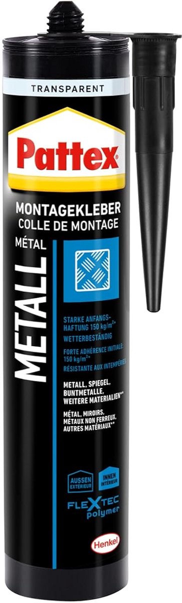 Sterke montagekit voor metaal en diverse materialen