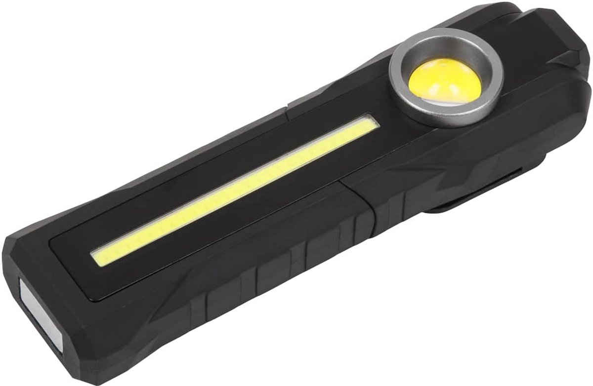 Oplaadbare 3-in-1 Inspectielamp met COB en SMD LED