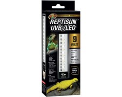 UVB en LED Terrarium Lamp 9 Watt voor Reptielen