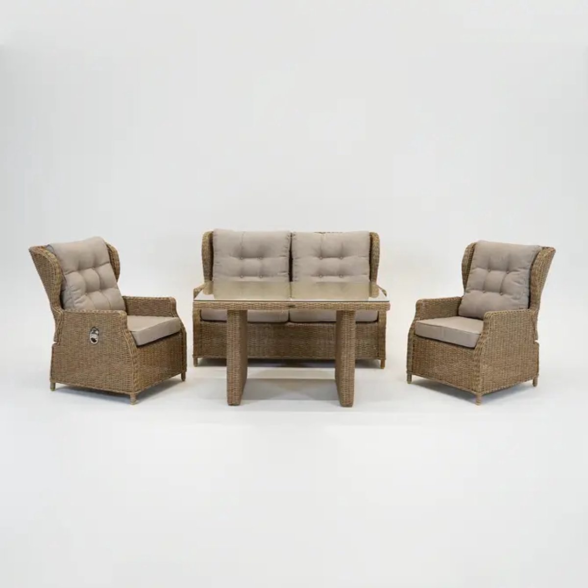 Ibiza loungeset rattan 4dlg