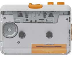 Draagbare Walkman - Cassette Speler - Cassettespeler - Draagbare cassetterecorder - mono-/twee-kanaals USB-cassetterecorder - zet de cassette om in MP3/CD-converter via USB - compatibel met laptops en pc's met 3,5 mm hoofdtelefoonaansluiting