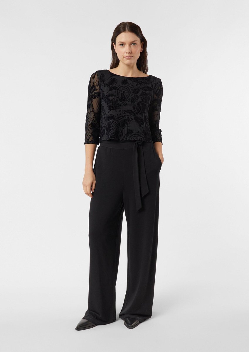 Dames 3/4 Mouwen Jersey Jumpsuit COMMA