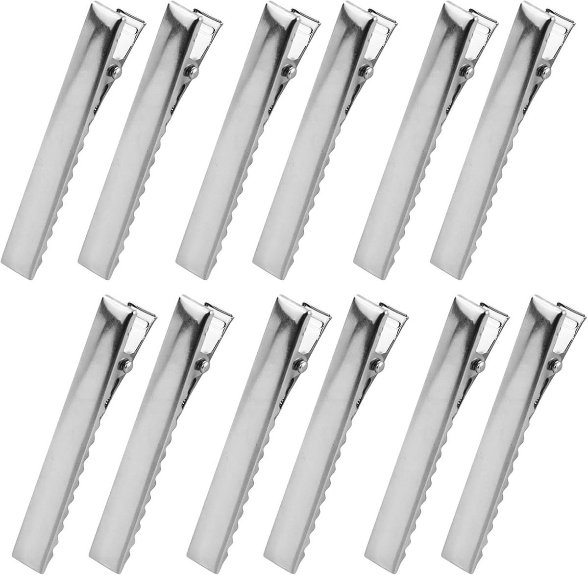 Set van 60 Metalen Alligator Haarclips voor Styling en Knippen