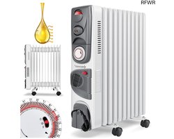 Olieradiator met Thermostaat - Elektrische Kachel - Heaters - Comfort