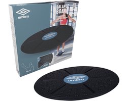 Umbro Balansbord - Evenwichtstrainer - 36 x 5,5 CM - Balans- en Krachttraining - Zwart/Blauw