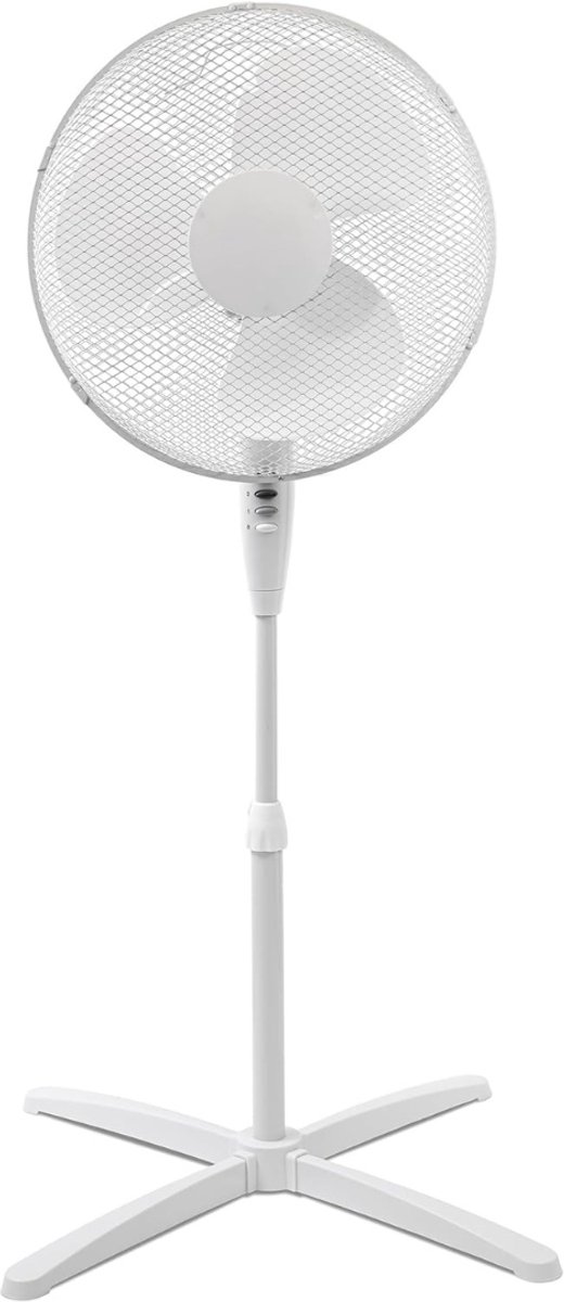 TopChoice® Ventilator Staand - Statief Vetilator - Luchtkoeler - 40x14x125cm - Wit