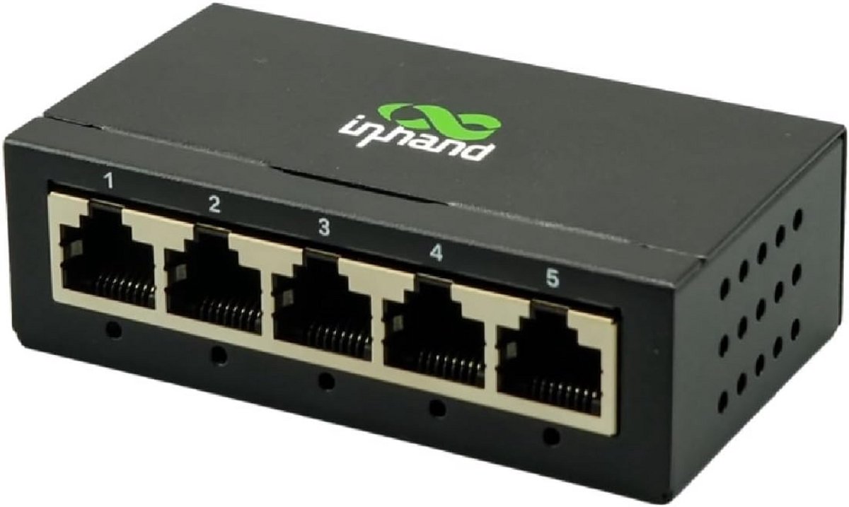 Gigabit Netwerkschakelaar 5 Poorten Plug & Play Metalen Behuizing Hoge Warmteafvoer