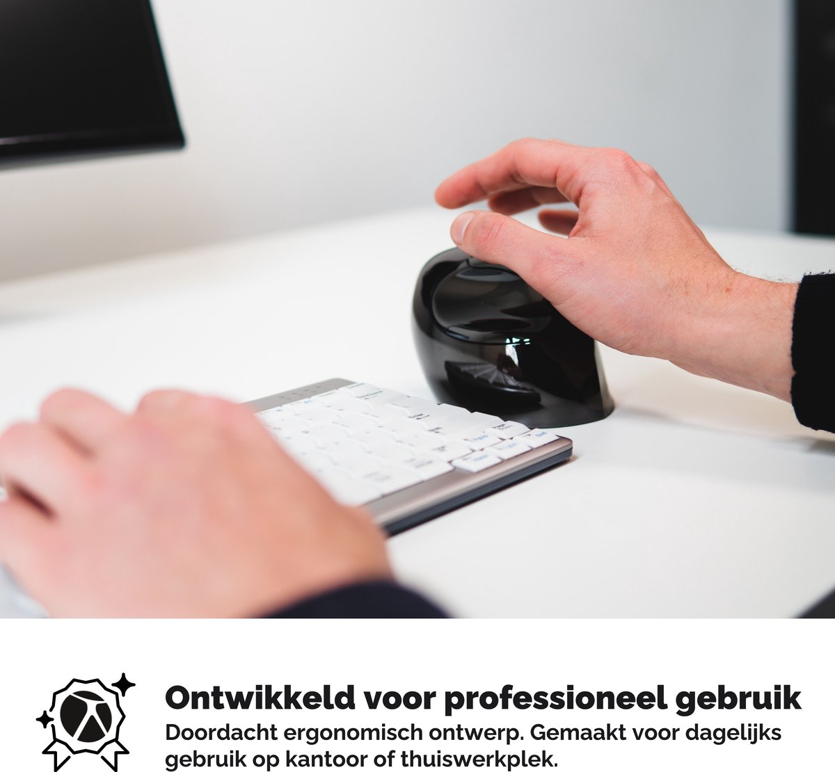 Evoluent Verticale Muis D - Draadloos, Small, Ergonomisch thumbnail 5