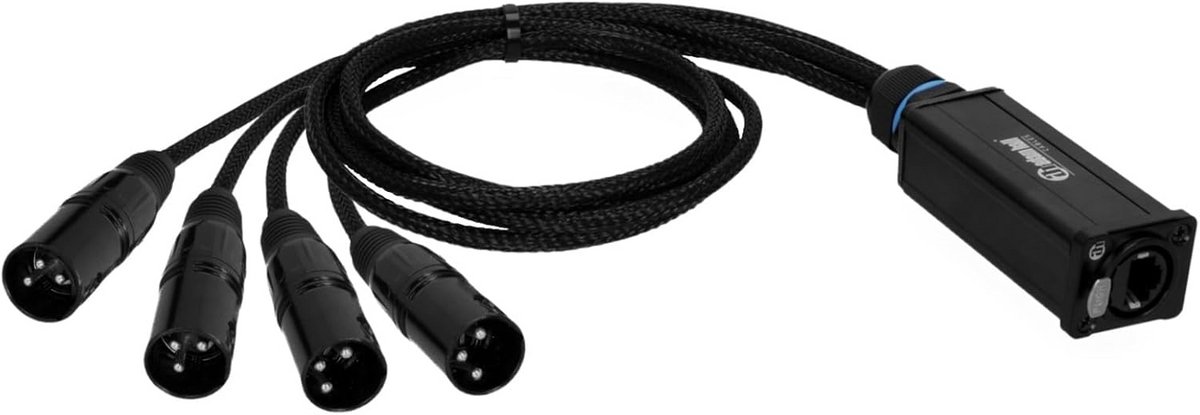XLR Mannelijk naar Cat6a Adapter Kabel voor Audio en DMX Verbindingen