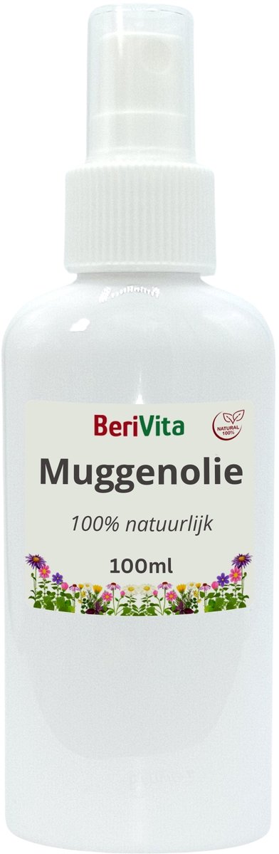 Muggenspray 100ml Olie - Natuurlijk Afwerende Muggenolie - Zonder DEET en Citronella