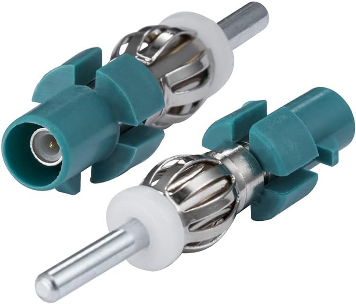 2 Stuks Fakra naar DIN Autoradio Antenne Kabeladapter voor Auto en Vrachtwagen