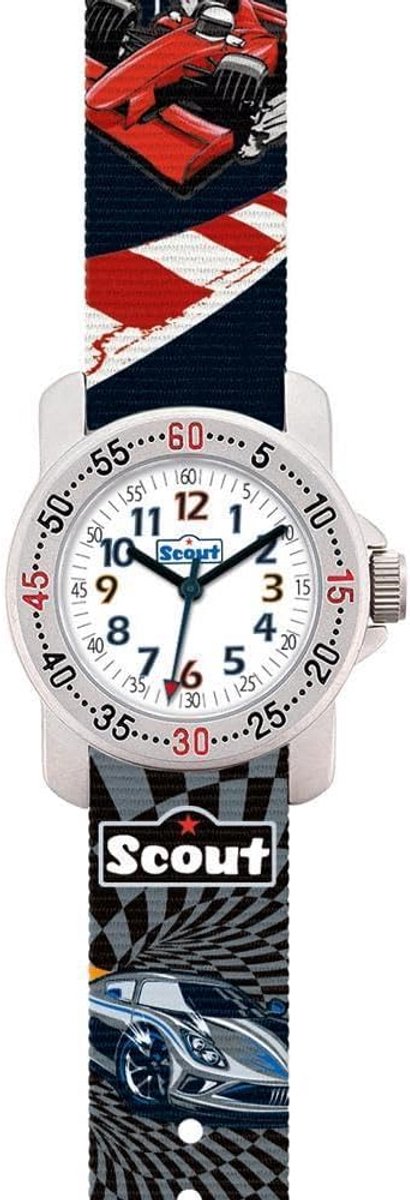 Trendy Analoog Kwartshorloge voor Jongens met Wasbare Stoffen Band en Mineraalglas