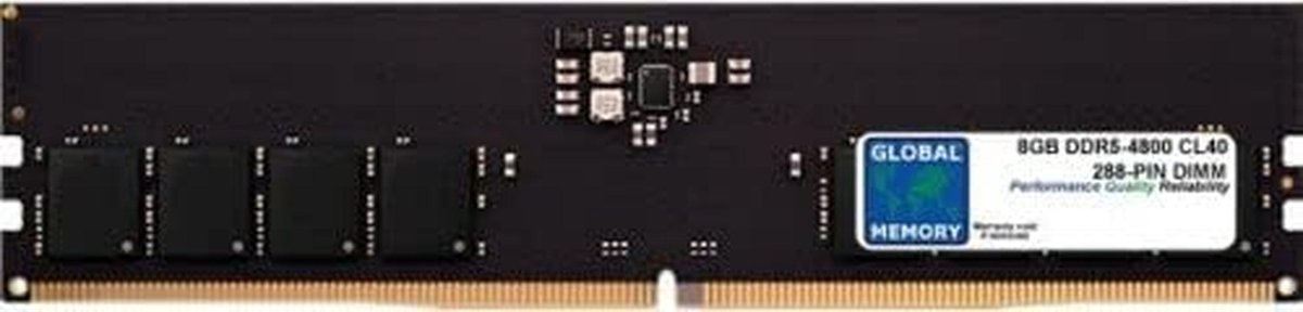 8GB DDR5 RAM 4800MHz PC5-38400 Desktop Geheugen (DIMM) voor PC en Moederborden